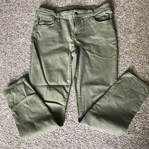 Olive Green Rockstar Jeggings